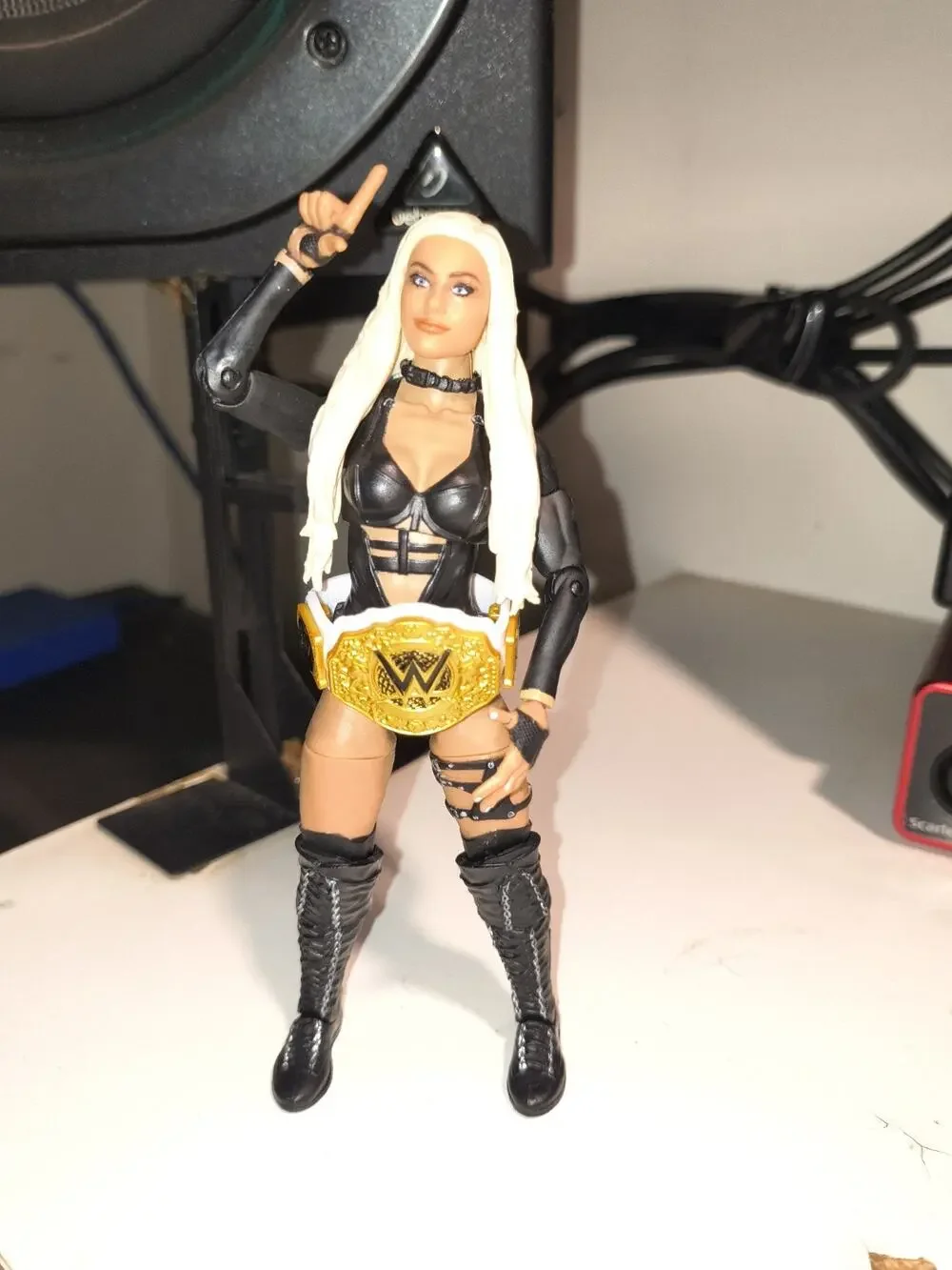 WWE Elite Liv Morgan 85: Mattel With Raw Woman's Championship